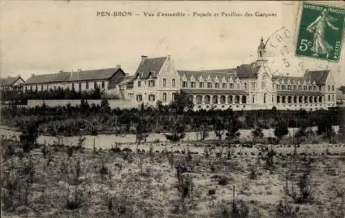 Ak La Turballe Loire-Atlantique, Pen Bron, vue d'ensemble, Facade, Pavillion des Garcons