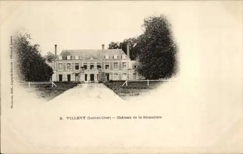 Ak Villeny Loir et Cher, Chateau de la Giraudière