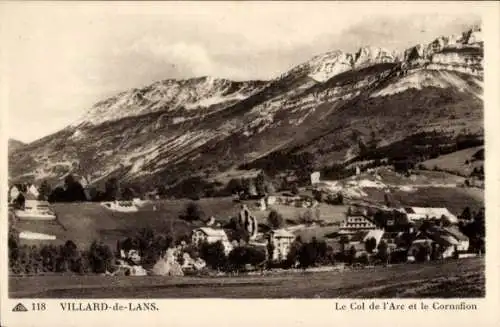 Ak Villard de Lans Isère, Col de l'Arc, Cornafion