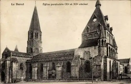 Ak Le Dorat Haute Vienne, Eglise paroissiale, XI et XII siecles