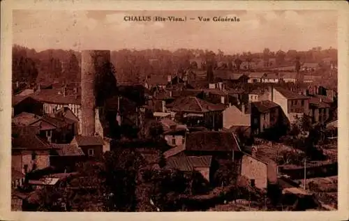 Ak Châlus Haute Vienne, Panorama