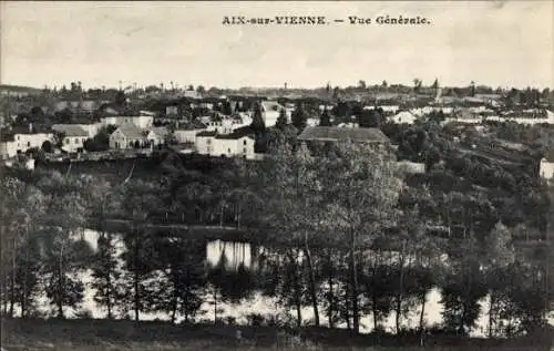 Ak Aixe sur Vienne Haute Vienne, Panorama