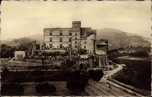 Ak Lourmarin Vaucluse, Chateau