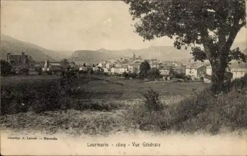 Ak Lourmarin Vaucluse, Panorama