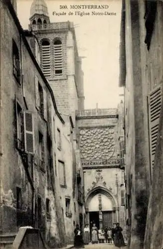 Ak Montferrand Gironde, Kirche Notre-Dame