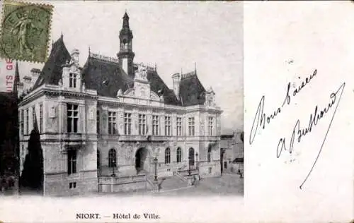 Ak Niort Deux Sèvres, Rathaus