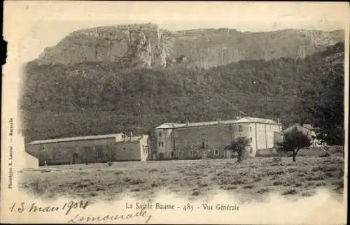 Ak La Sainte Baume Bouches du Rhône, Totalansicht