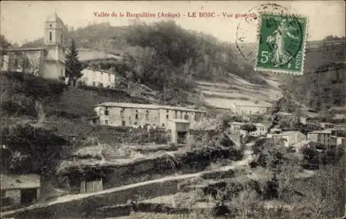 Ak Vallee de la Barguillere Ariège, Le Bosc, Gesamtansicht