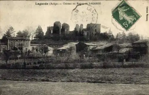 Ak Lagarde Ariège, Chateau ou Ruine