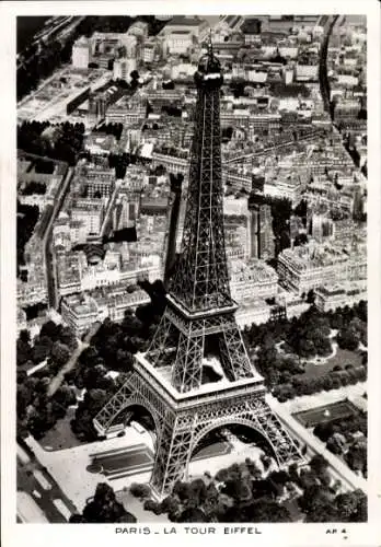 Ak Paris VII, La Tour Eiffel, Eiffelturm