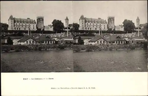 Stereo Ak Pau Pyrénées-Atlantiques, Schloss, Gave