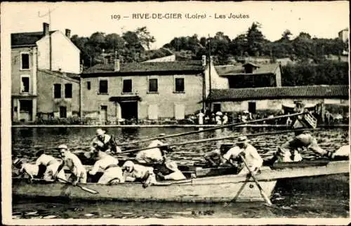 Ak Rive de Gier Loire, Bootsturnier