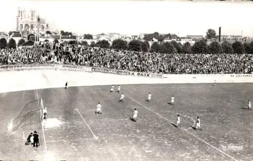 Ak Reims Marne, Stadion, Fußballplatz, Zuschauer