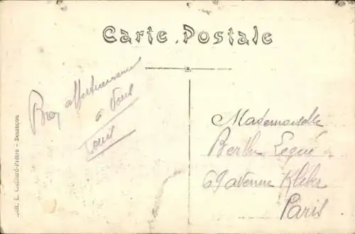 Ak Montbéliard Doubs, Rue Cuvier