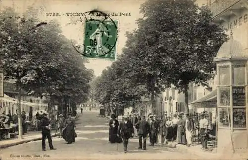 Ak Vichy Allier, Avenue du Pont