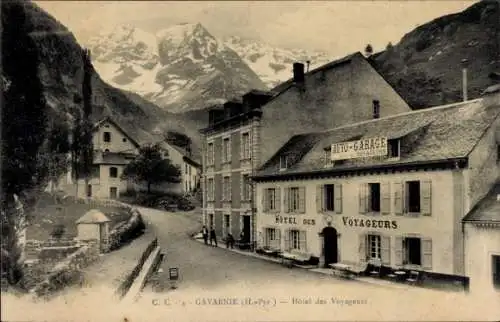 Ak Gavarnie Hautes Pyrénées, Hotel des Voyageurs