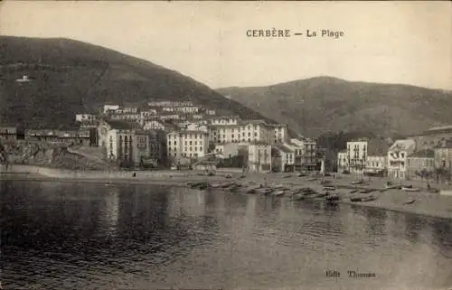 Ak Cerbere Pyrénées-Orientales, La Plage