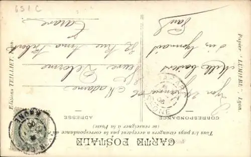 Ak Lyon Rhône, Rue de la Barre