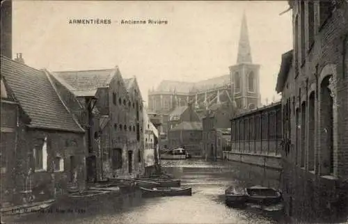 Ak Armentières Nord, Ancienne Riviere