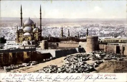 Ak Cairo Kairo Ägypten, Citadelle, Vue generale