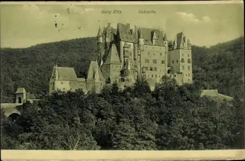 Ak Wierschem an der Mosel, Burg Eltz, Ostseite