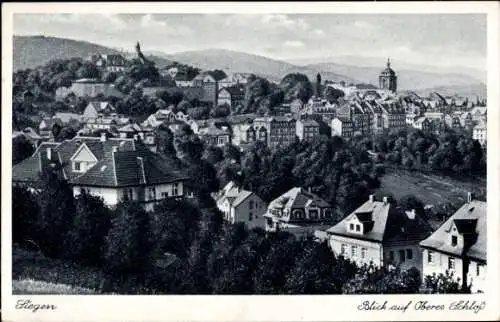 Ak Siegen in Westfalen, Blick auf Oberes Schloss