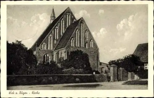 Ak Wiek auf der Insel Rügen, Kirche