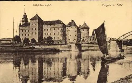 Ak Torgau an der Elbe, Schloss Hartenfels