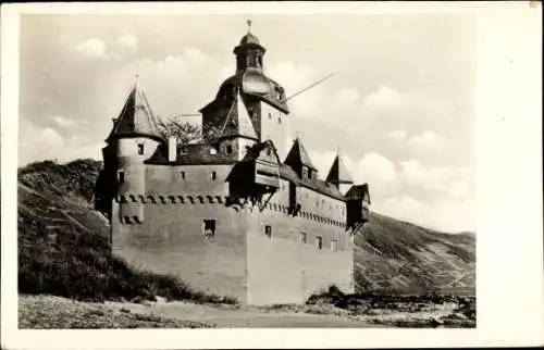 Ak Caub Kaub am Rhein, Burg Pfalzgrafenstein, Pfalz