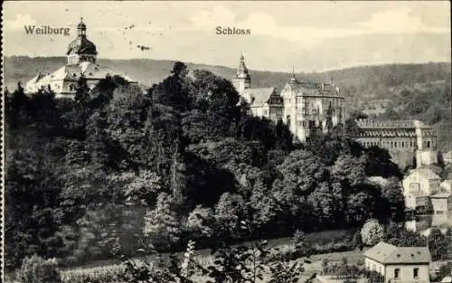 Ak Weilburg an der Lahn Hessen, Schloss