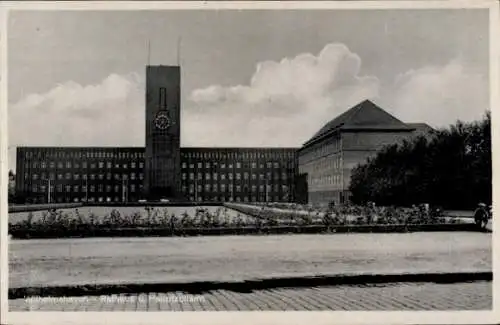 Ak Wilhelmshaven an der Nordsee, Rathaus, Hauptzollamt