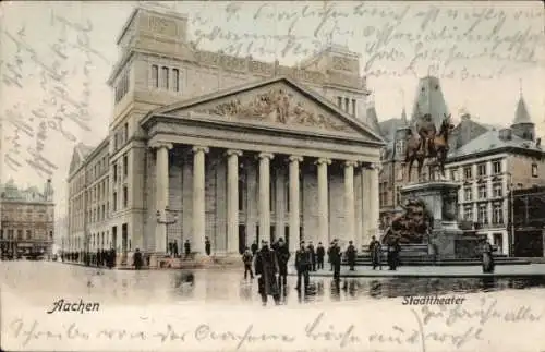 Ak Aachen, Stadttheater