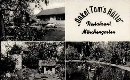 Ak Bad Sooden Allendorf an der Werra Hessen, Onkel Toms Hütte, Restaurant, Märchengarten