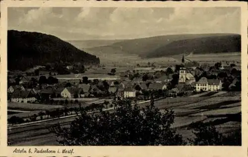 Ak Atteln Lichtenau in Westfalen, Panorama