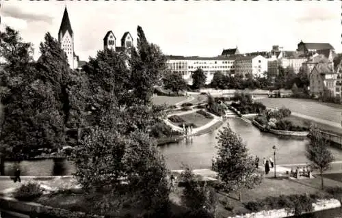 Ak Paderborn in Westfalen, Paderanlagen
