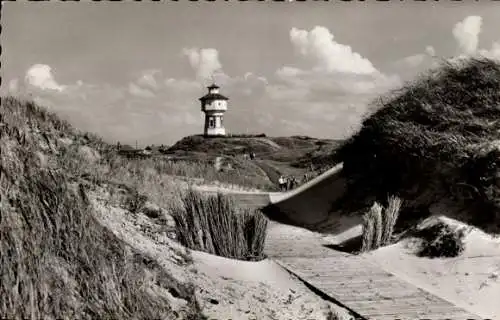 Ak Langeoog Ostfriesland, Weg zum Strand, Wasserturm