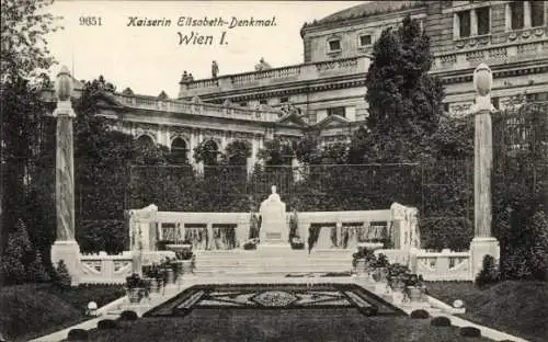 Ak Wien 1 Innere Stadt, Kaiserin Elisabeth-Denkmal