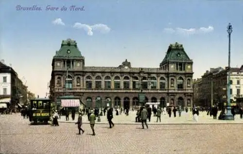 Ak Brüssel Brüssel, Gare du Nord