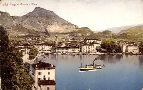 Ak Riva del Garda Trentino, Gesamtansicht