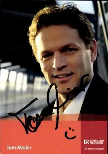 Ak Schauspieler Tom Meiler, Autogramm, Portrait
