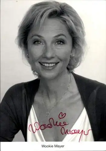 Ak Schauspielerin Wookie Mayer, Portrait, Autogramm