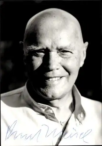 Foto Schauspieler Kurt Meisel, Portrait, Autogramm