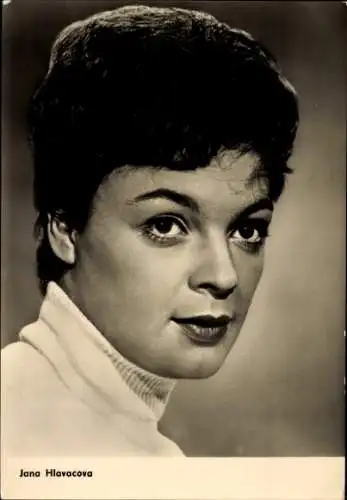 Ak Schauspielerin Jana Hlavacova, Portrait
