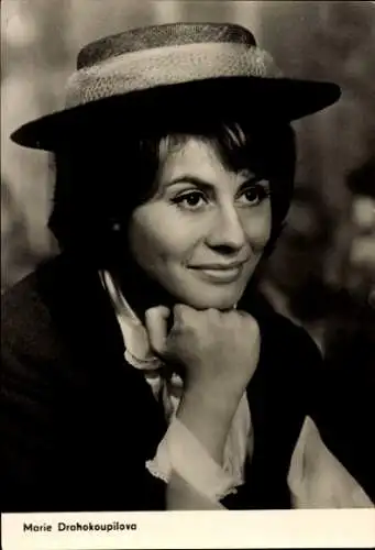 Ak Schauspielerin Marie Drahokoupilova, Portrait