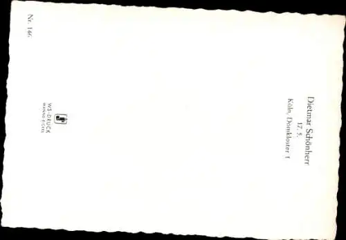 Ak Schauspieler Dietmar Schönherr, Portrait