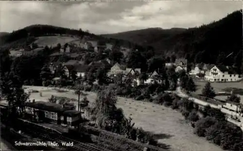 Ak Meuselbach Schwarzmühle Schwarzatal in Thüringen, Panorama