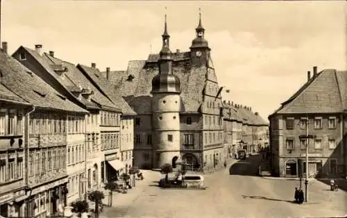 Ak Hildburghausen in Thüringen, Marktplatz