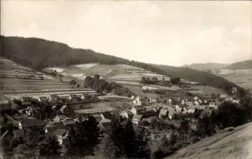 Ak Schönbrunn Schleusegrund im Thüringer Wald, Panorama