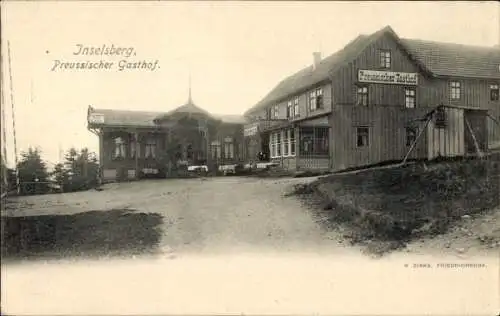 Ak Brotterode in Thüringen, Inselsberg, Preußischer Gasthof