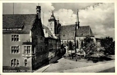 Ak Schmalkalden im Thüringer Wald, Kirche am Altmarkt